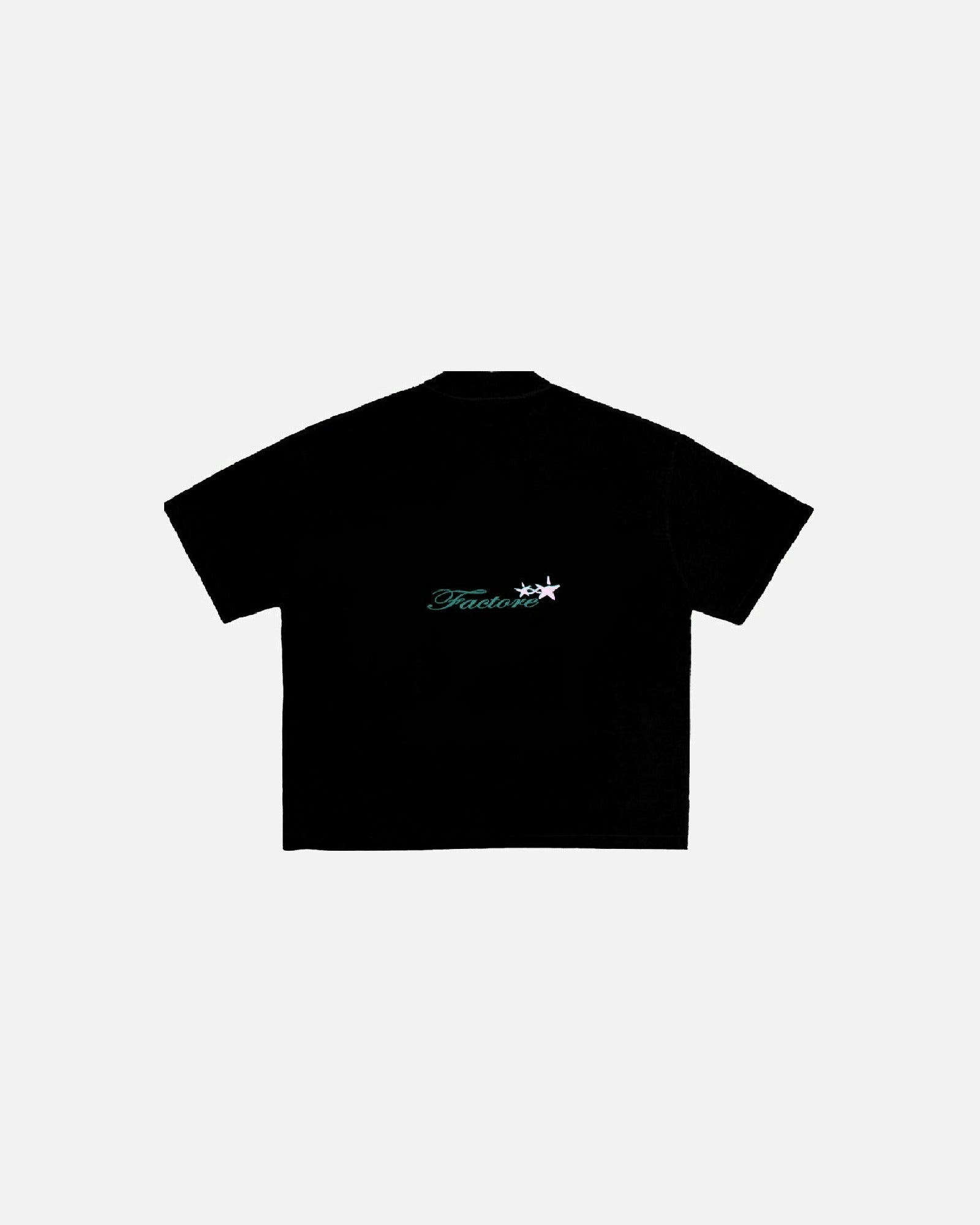 BLACK SPRAY FACTORE 2025 T-SHIRT
