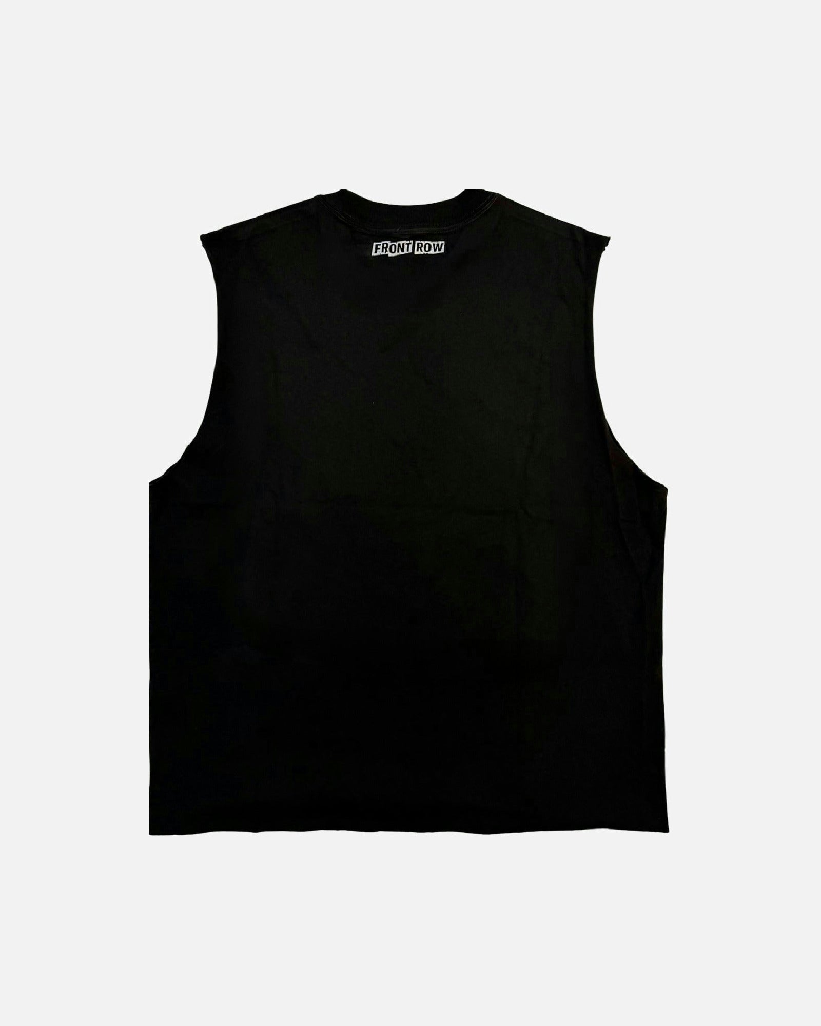 BLONDE CHICKS WASHED SLEEVELESS TEE BLACK